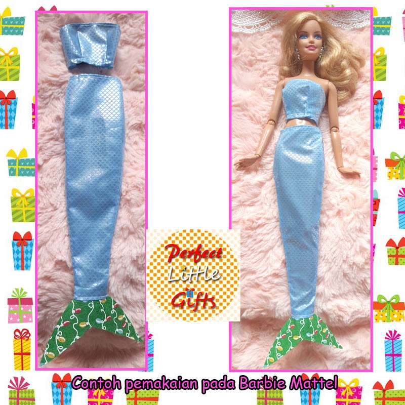 Bộ Đồ Nàng Tiên Cá Xinh Xắn Dành Cho Búp Bê Barbie