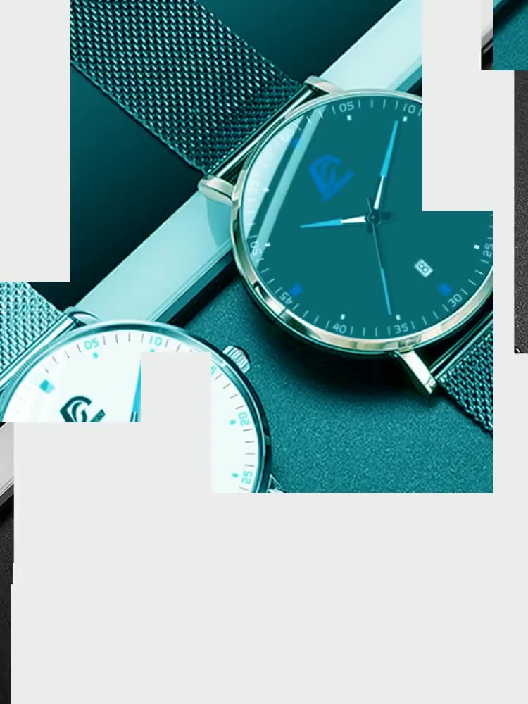 Đồng Hồ Nam Dây Lưới Bằng Thép Không Gỉ Phong Cách Doanh Nhân Thời Trang 2022 | BigBuy360 - bigbuy360.vn