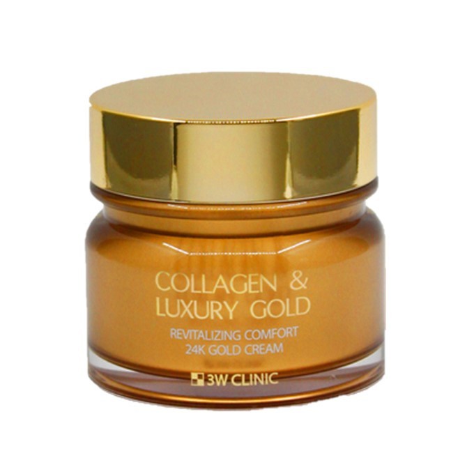 [CHÍNH HÃNG] Kem Dưỡng Trắng Da, Chống Lão Hoá 3W Clinic Collagen  & Luxury 24K Gold Cream 100ml