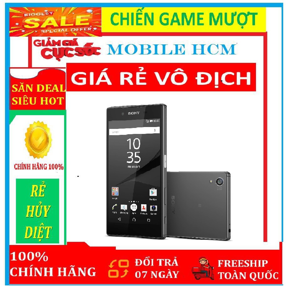 điện thoại Sony Xperia Z5 ram 3G/32G mới, Chơi game nặng mượt