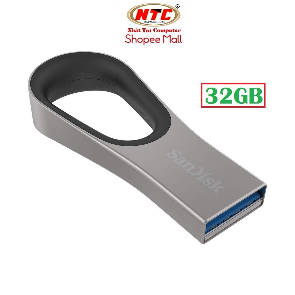 USB 3.0 SanDisk Ultra Loop CZ93 32GB 130MB/s (Bạc) | BigBuy360 - bigbuy360.vn