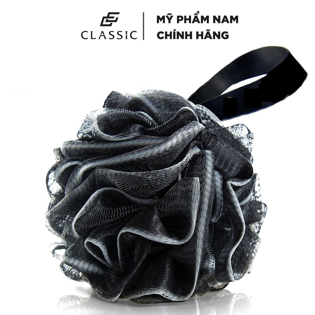 Bông Tắm Nam Than Tre Classic Black Shower Sponge