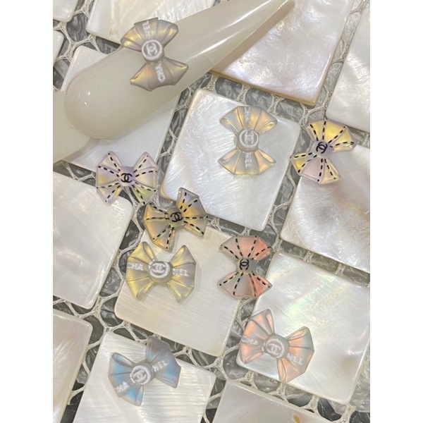 Nơ trong trang trí móng set 20 viên