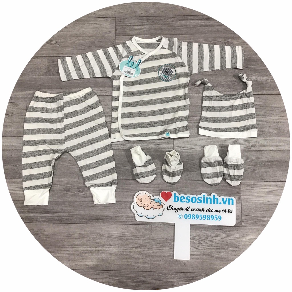 Set quần áo bamboo littelove mẫu mới cotton