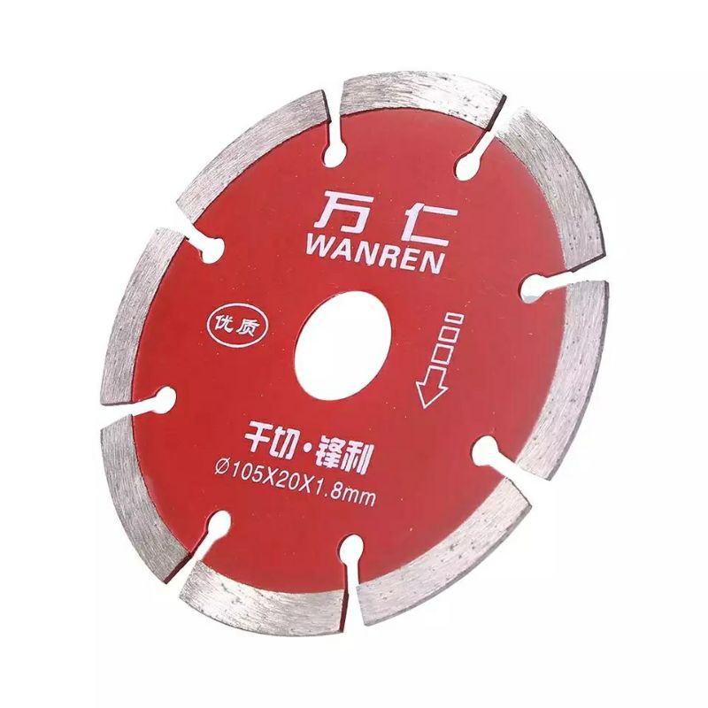 Lưỡi cắt gạch khô ướt 105mm cho máy mài