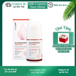 Lăn nách mờ thâm, dưỡng trắng da Angel Liquid Glutathione plus Niacinamide Fresh Deodorant 60ml