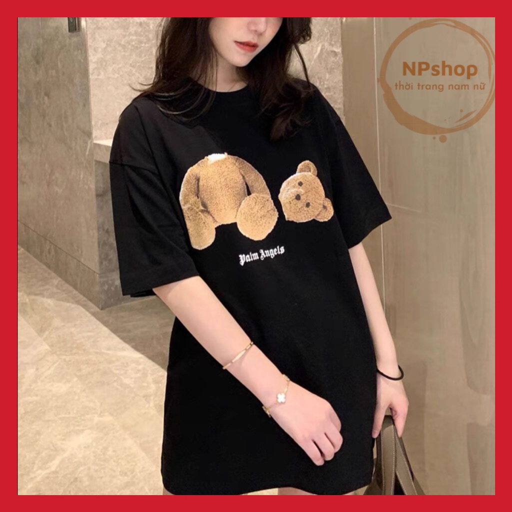 Áo phông tay lỡ cotton basic