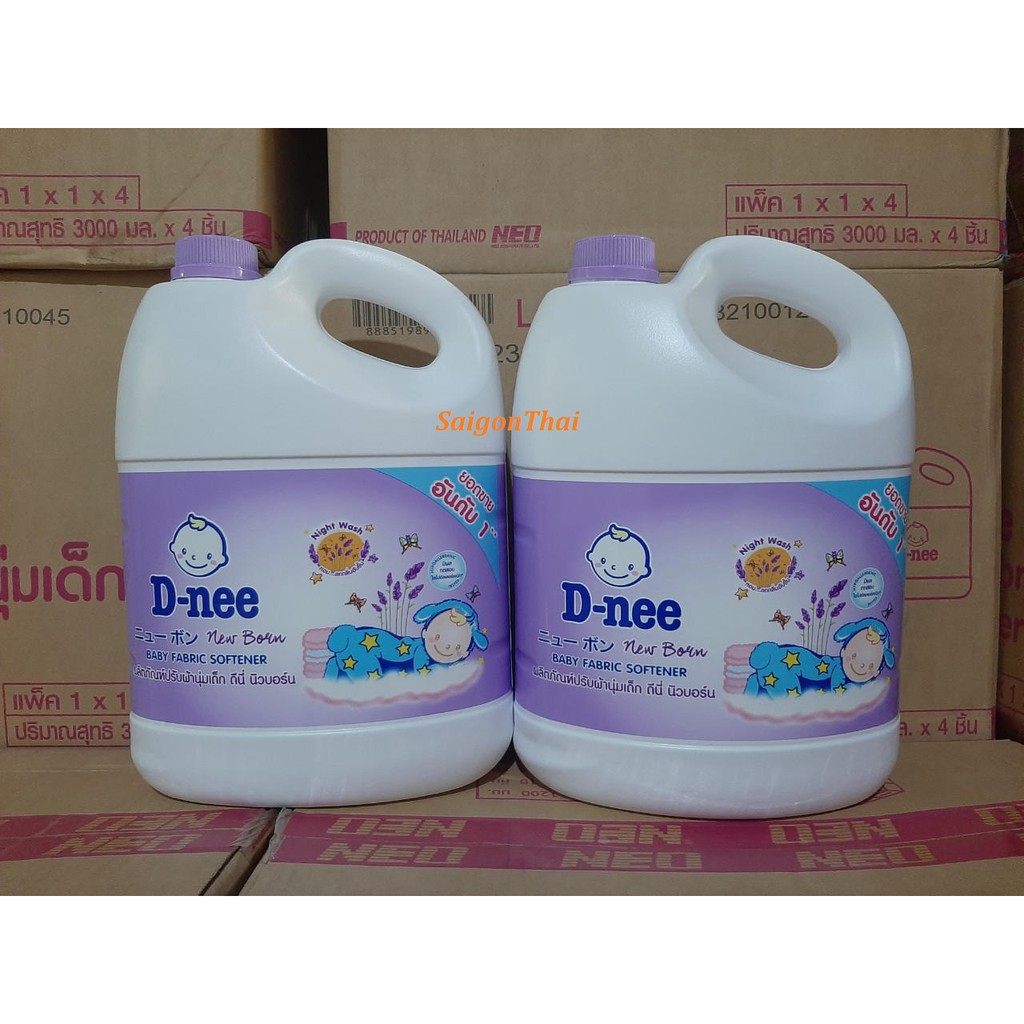 (SGT) Nước Xả Vải Dnee hàng Nội Địa Thái Lan 3000ml (3 lít)