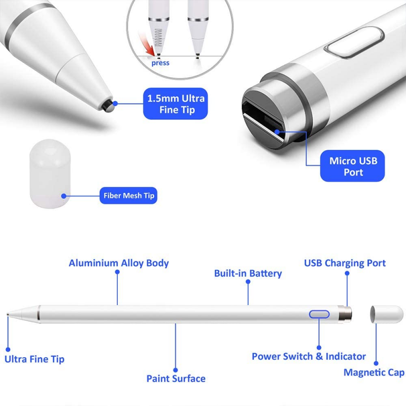 Bút cảm ứng HdoorLink kỹ thuật số thông dụng thích hợp cho điện thoại máy tính bảng Android Ipad