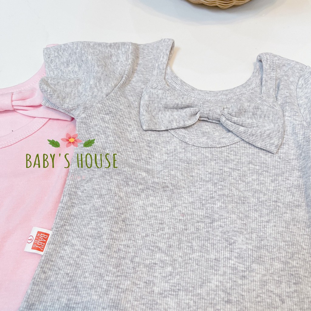 Áo thun nơ lưng cho bé gái (1-4 tuổi) - Baby's House