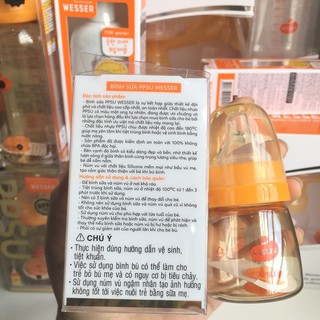 BÌNH SỮA PPSU WESSER 60ML