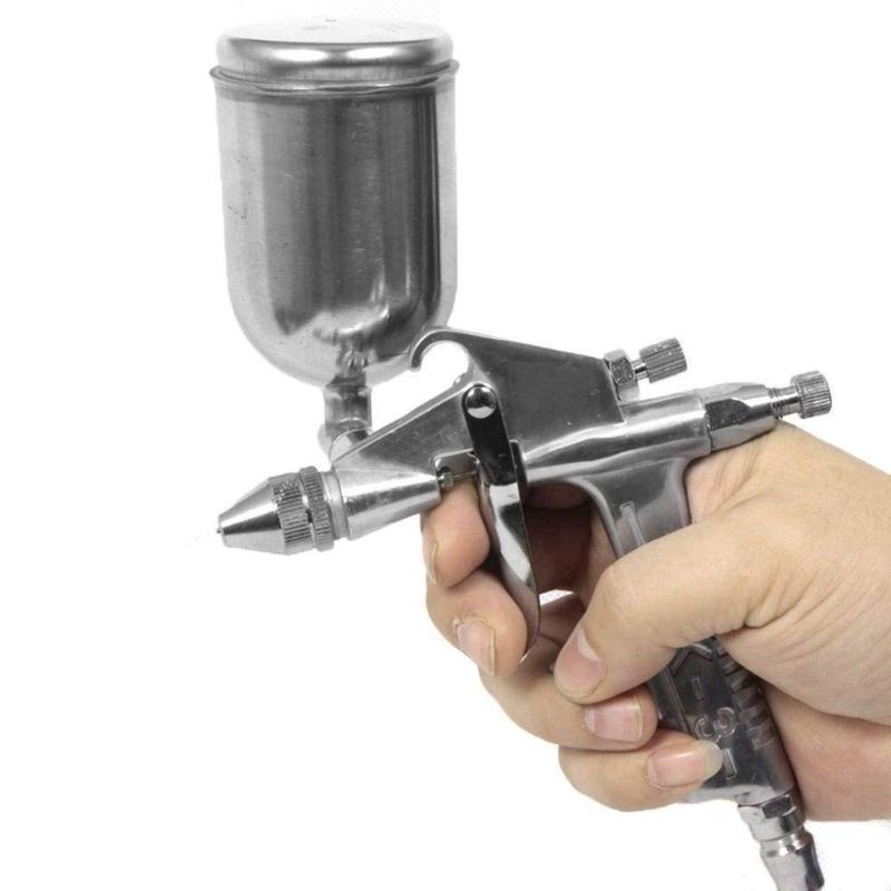 Phun sơn bằng khí nén Vòi phun 0,5mm Dụng cụ điện chuyên nghiệp Súng phun mini
