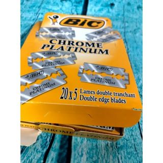 Combo 5 hộp lưỡi lam trắng BIC (25 lưỡi)