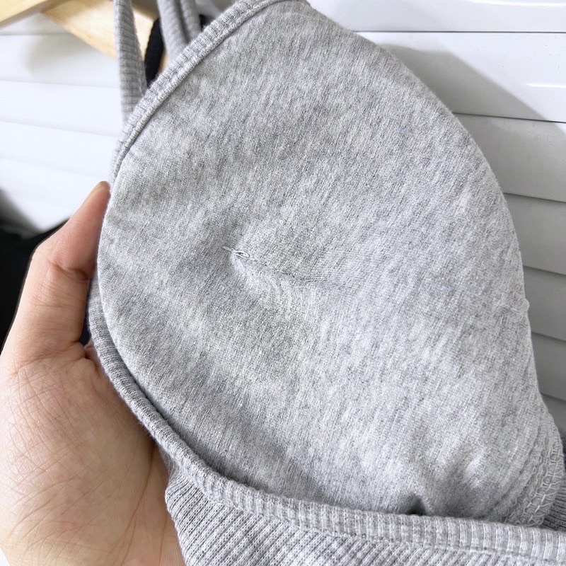 Áo bra 2 dây bigsize borip viền