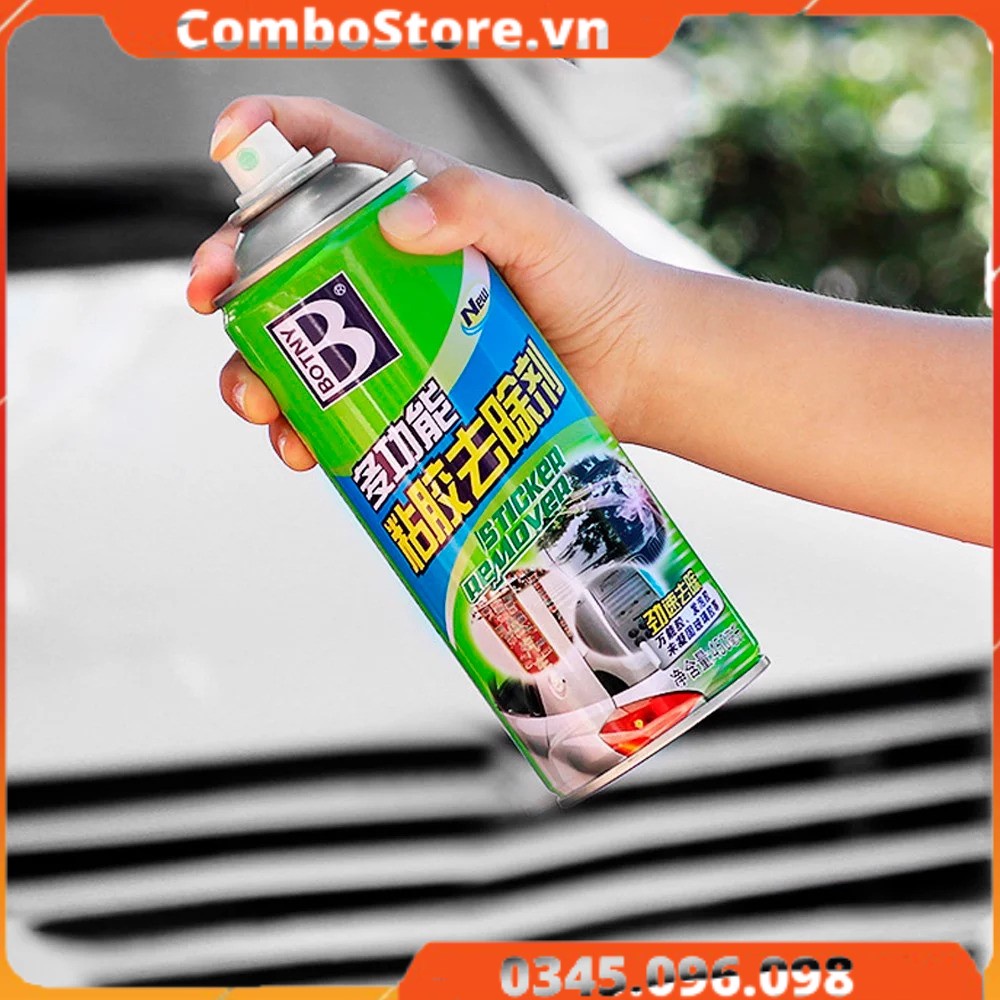 Chai xịt tẩy đa năng đồ nội thất, keo, vết băng dính, nhựa đường bám trên ô tô, xe hơi