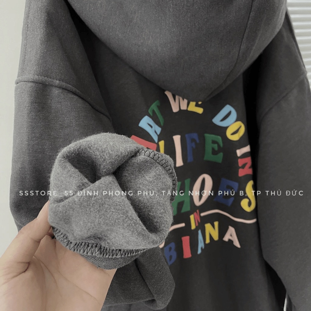 Áo Khoác Nam Dây Khóa Kéo Vải Nỉ Mềm Mịn Nón Lớn In Chữ Màu Sắc Form Rộng Che Nắng Tốt Siêu Hot NEW UNISEX