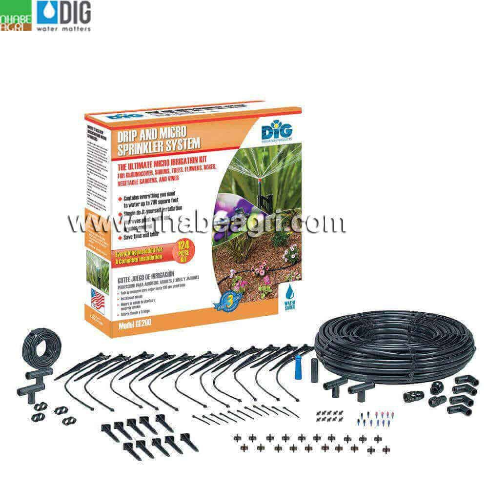 Bộ tưới nhỏ giọt và phun mưa sân vườn GE200 (DIG) - ban công xanh