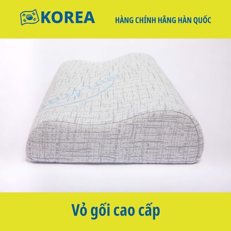 Vỏ gối cao su - Hình lượn sóng 50 x 30 x 10/7 cm - Hàng chính hãng Mehome Hàn Quốc | BigBuy360 - bigbuy360.vn