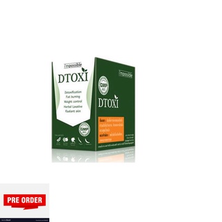 Viên uống Dtoxi giảm cân thải độc đẹp da - Full hộp