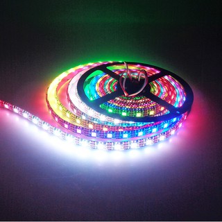 Xnbada 1m 2m 3m 4m 5m WS2812B 60Leds RGB Led Strip WS2812 5050SMD Bảng Đen / Trắng 5V