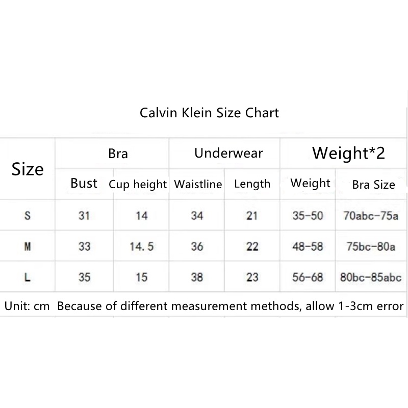Bộ Đồ Lót Thể Thao Calvin Klein100% Bằng Vải Cotton Mềm Mại Thoải Mái Cho Nữ