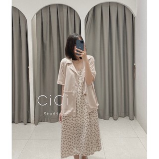 Set váy hoa kèm blazer CICISTUDIO