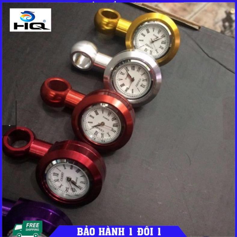 🚛 Đồng hồ thời gian gắn xe máy,mô tô (xanh) 206665-2 🚛