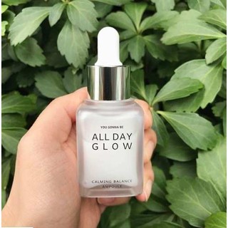 Serum dưỡng ẩm phục hồi da ALL DAY GLOW Calming Balance Ampoule 30ml