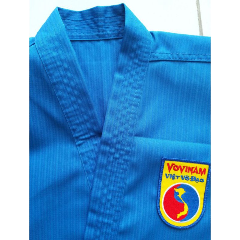 VÕ PHỤC VOVINAM VẢI SỌC