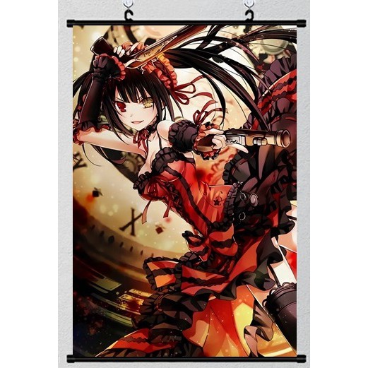 Poster vải anime Kurumi 03 30x45 - Date a live - DAL tranh vải