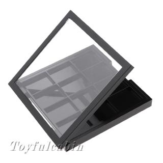Hộp đựng phấn mắt rỗng 12 khe Son môi Bảng mỹ phẩm DIY Clear Top