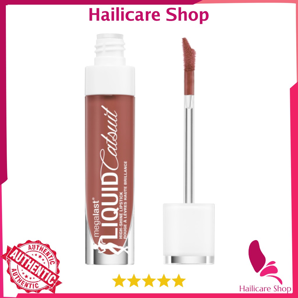 Son bóng Wet n Wild Catsuit High-Shine Lipstick màu Cedar Later