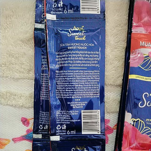 Sữa tắm Aqua up Sweet touch hương nước hoa Pháp