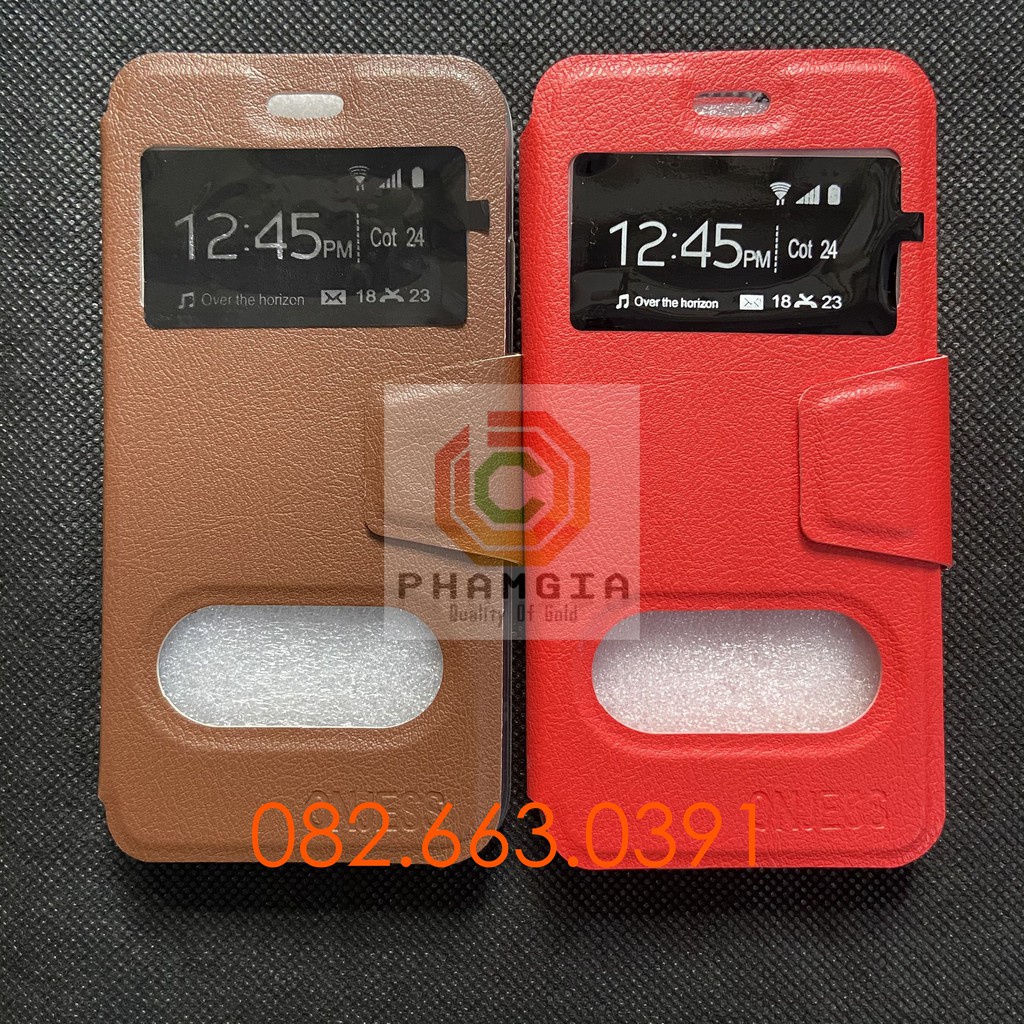 Bao da IPhone 6 / 6S / 6 plus / 6s plus có đồng hồ xem giờ, chất liệu da sang trọng