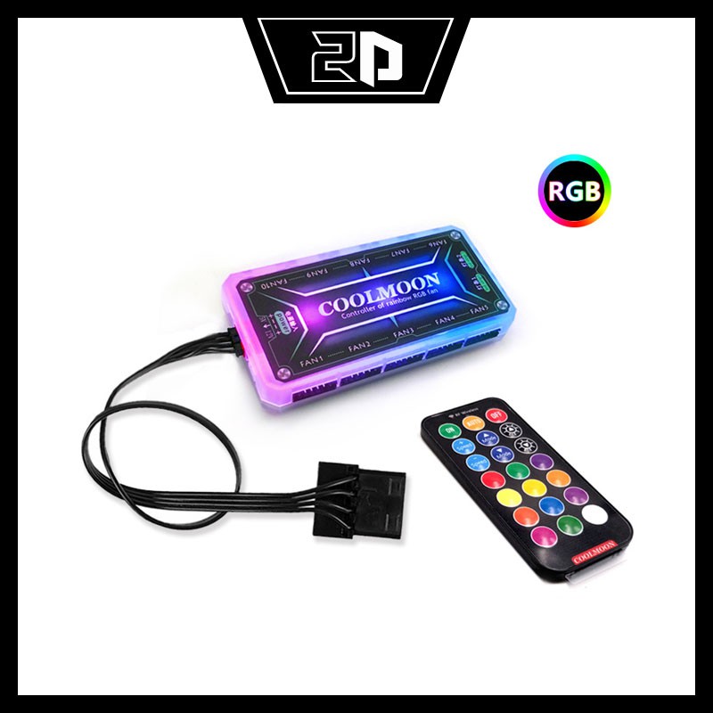 HUB &amp; Remote Coolmon LED RGB