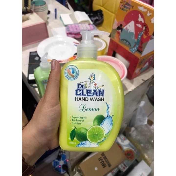 Nước rửa tay Dr Clean 500g !!! Diệt khuẩn dã man luôn