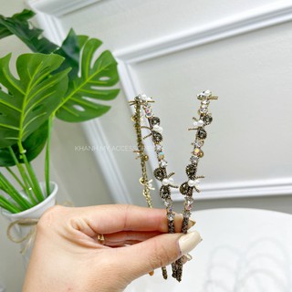 Phụ kiện tóc ❤️ Cài tóc nơ đá , bờm tóc nơ nhỏ , bờm hottrend