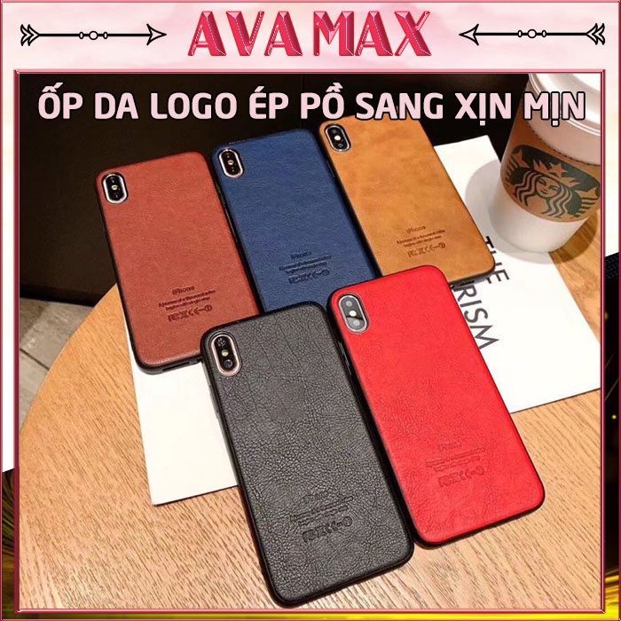 Ốp Lưng iPhone Giả Da Lưng Sần Cực Sang Xịn Mịn 6/6plus/6s/6splus/7/7plus/8/8plus/x/xr/xs/11/12/pro/max/plus/promax