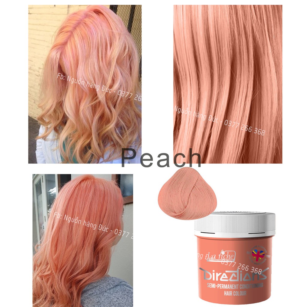 Thuốc nhuộm tóc Lariche Directions màu Peach - màu cam đào - Nguồn hàng Đức