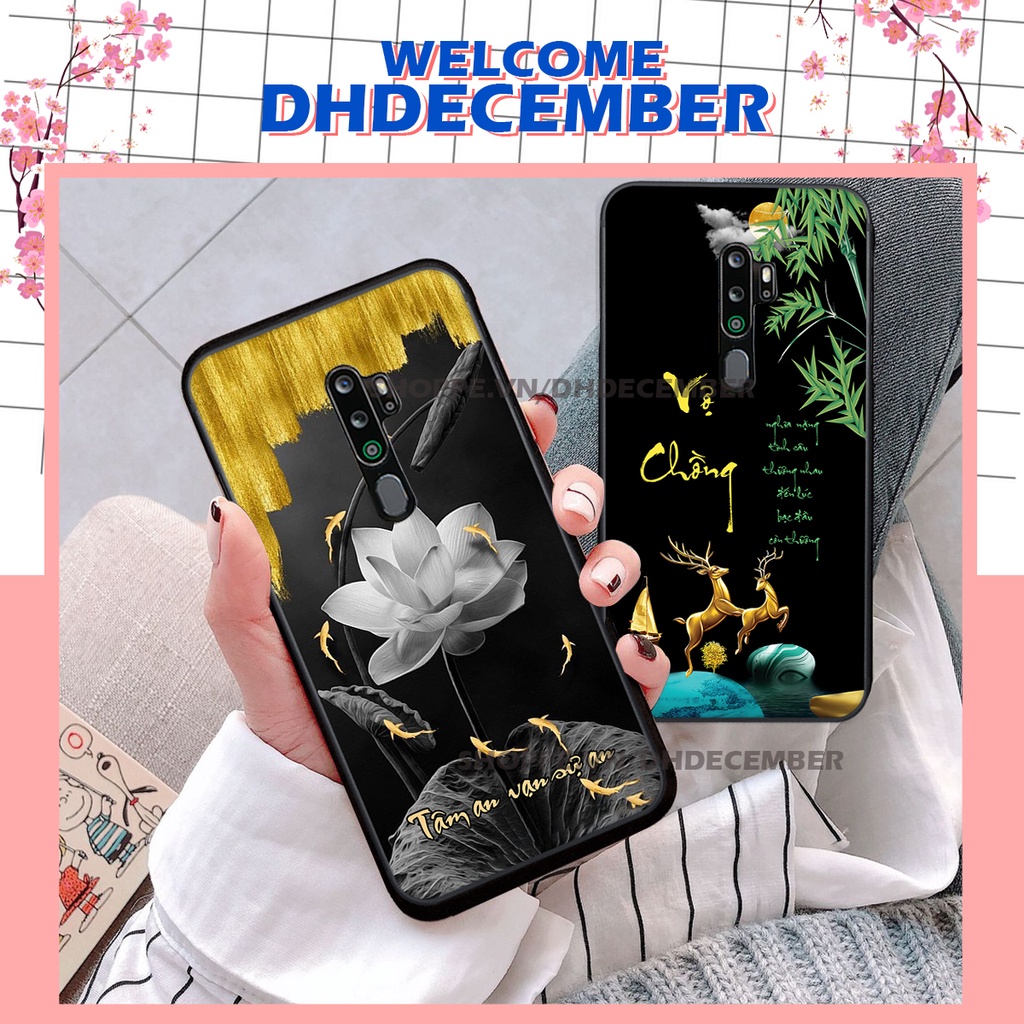 Ốp lưng Oppo A5 2020 / A9 2020 in hình thư pháp tâm an vạn sự an ,mã đáo thành công SIÊU CHẤT