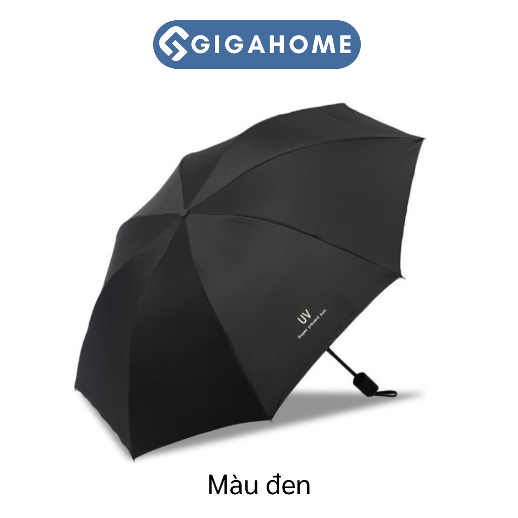 Ô Dù Gấp Gọn Che Mưa, Đi Nắng Chống Tia UV 2 Lớp GIGAHOME 7505