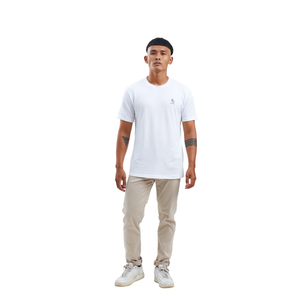 Áo thun Nam Freddo phông trơn cổ tròn form rộng vải cá mập dệt tổ ong thoáng mát dày dặn 2 màu | BigBuy360 - bigbuy360.vn