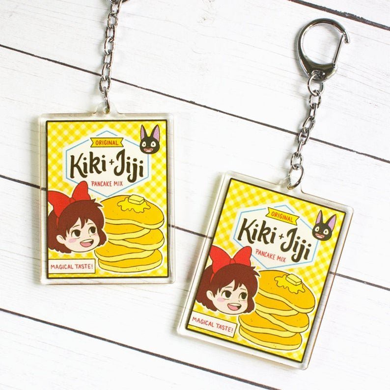 ( Mica trong acrylic) Móc khóa STUDIO GHIBLI ver SNACKTIME in hình anime chibi