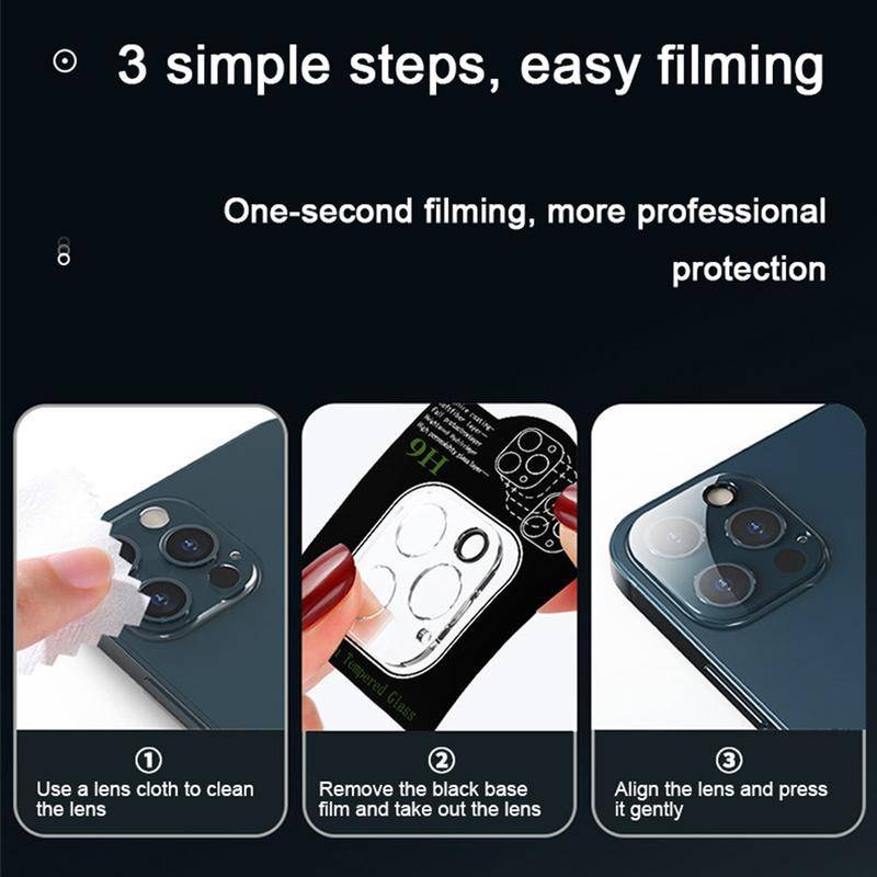 Kính cường lực bảo vệ camera thích hợp cho iPhone 13 Pro Max Mini 13Pro Max