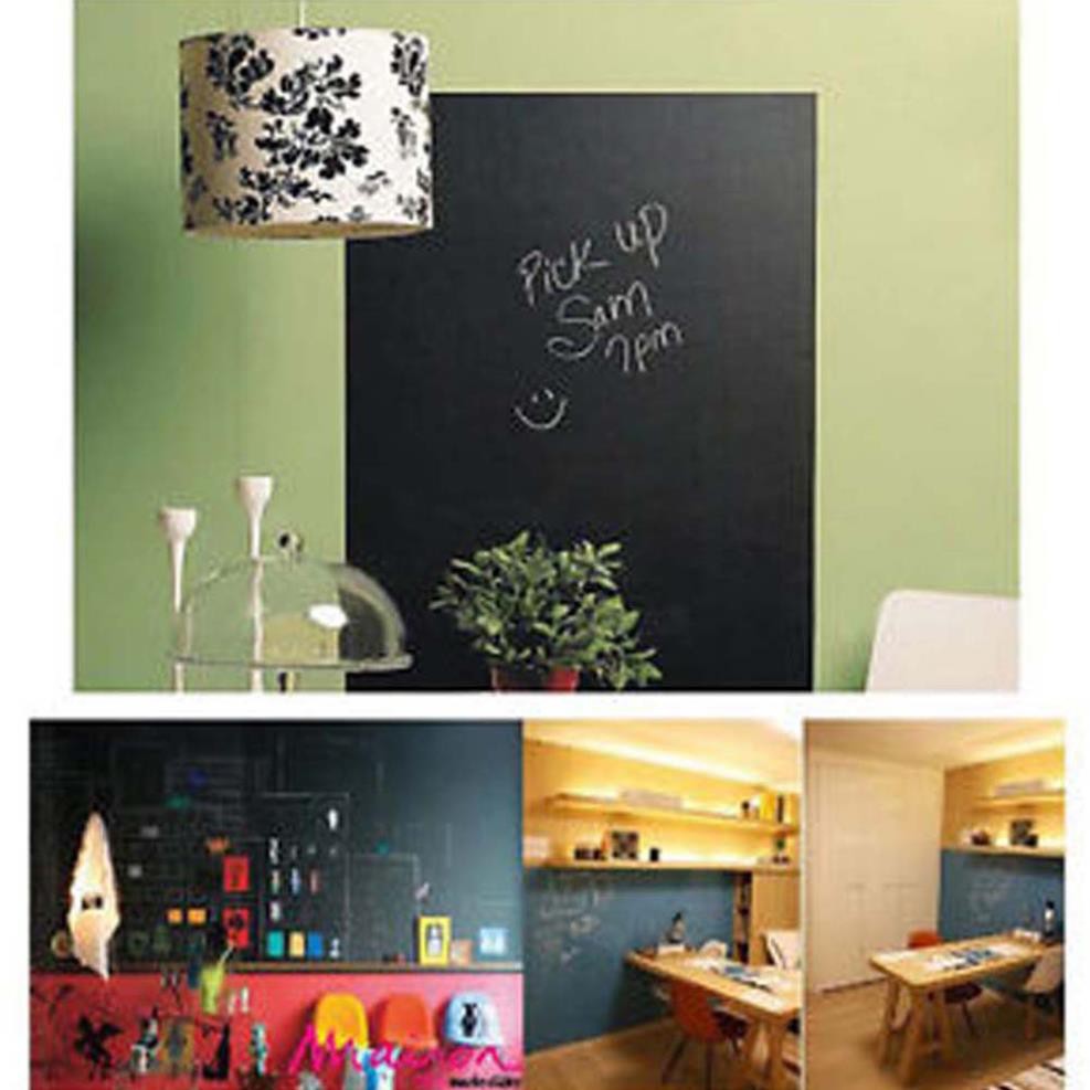 Decal Bảng Đen - Tấm Dán Tường Dạng Bảng Dùng Phấn Size to 60-200 cm