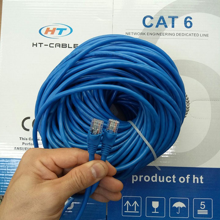 [5M-50M] Dây cáp mạng CAT6 UTP Bấm Sẵn 2 Đầu