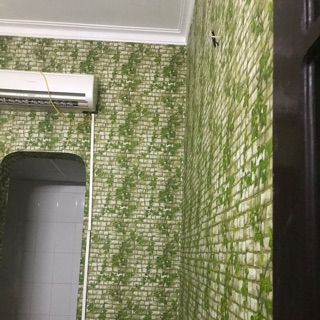 Giấy Dán Tường Gạch Dây Leo