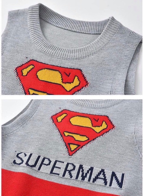 Áo len gile bé trai