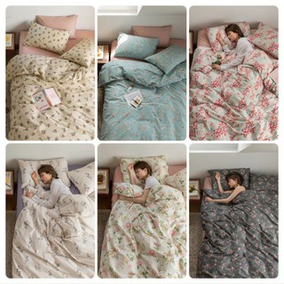 Bst chăn ga gối cotton living 4 món "hello summer"