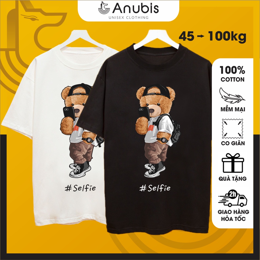Áo Thun Unisex Teddy Selfie Anubis Store